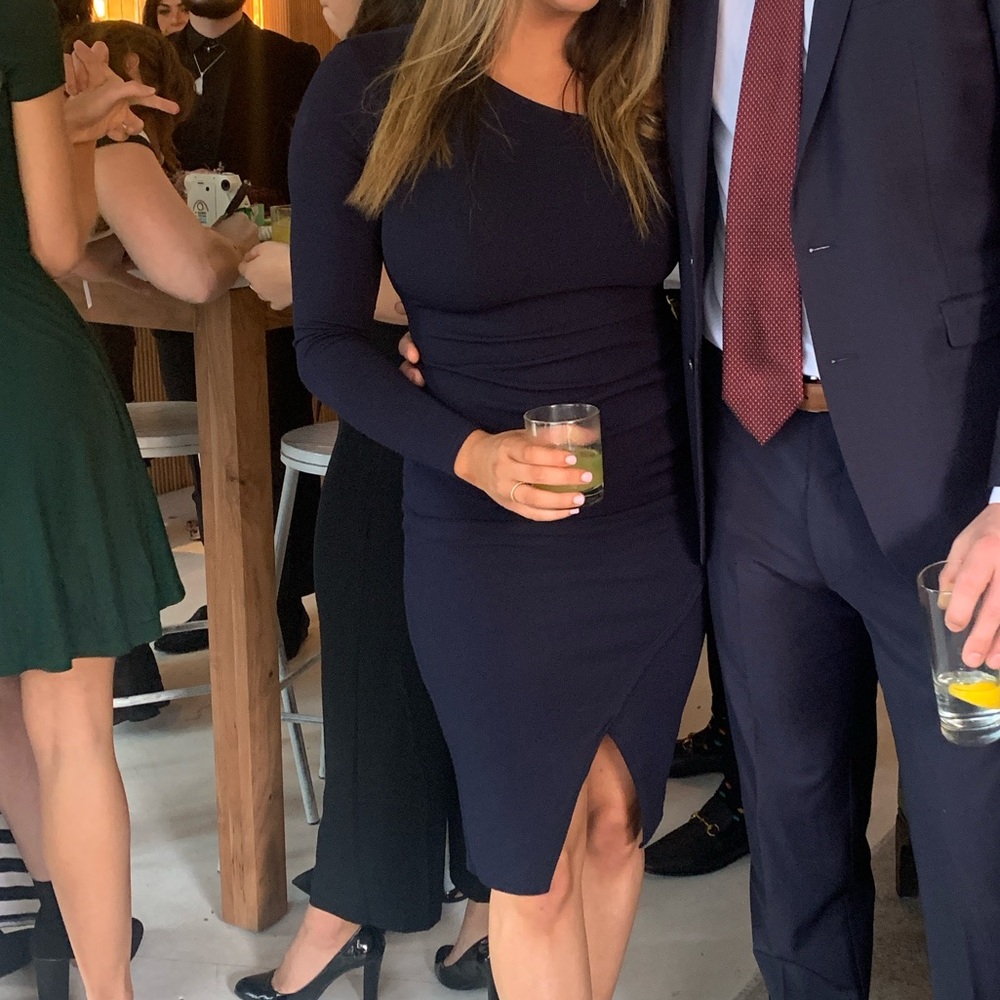 Macy's Blue Midi Dress